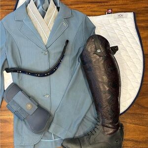 SOLD OUT EVERYWHERE! Limited edition aviator blue AA mesh show jacket NEW W TAGS